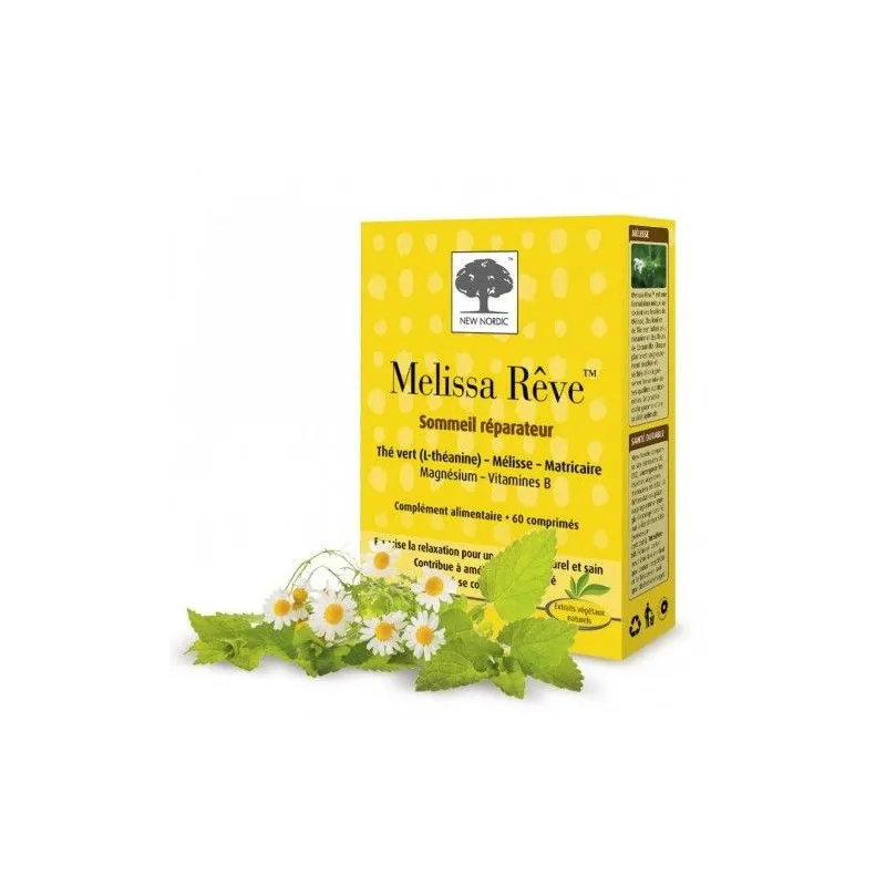 New Nordic Melissa Rêve 60 comprimés New Nordic Melissa Rêve 60 comprimés