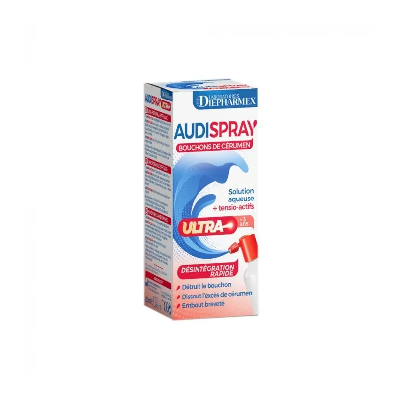 Audispray Ultra Bouchons de Cérumen 20ml