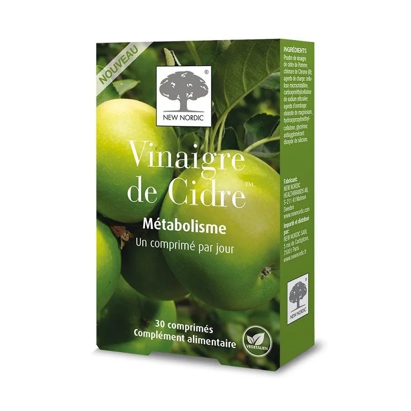 New Nordic Vinaigre de Cidre 30 comprimés